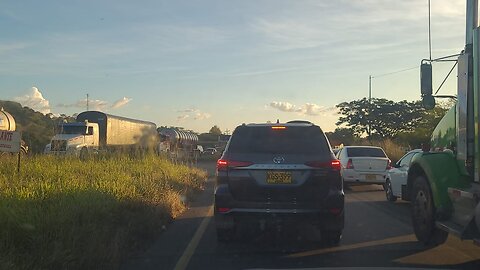 Preocupación por trancones en la vía Bucaramanga - Costa Atlántica en pleno Plan Retorno