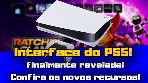 Sony finalmente revela a interface do PS5! Confira os novos recursos!