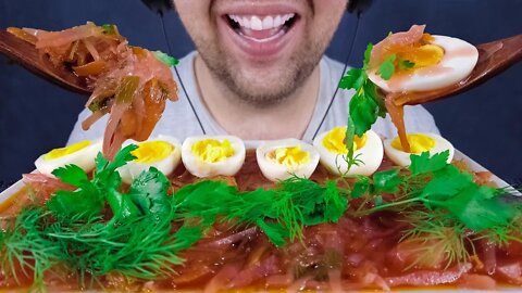 ASMR EATING SOFT BOIL EGGS (NO TALKING) EATING SOUNDS | ASMR EATING SHOW MUKBANG