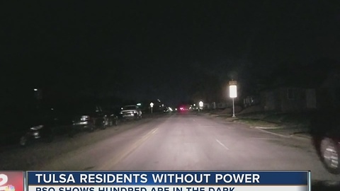 PSO: Hundreds without power in midtown Tulsa