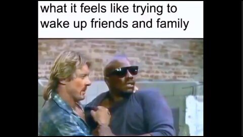 What It Feels Like Trying To Awaken Friends & Family