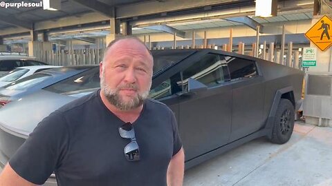 President Donald J. Trump Gifts Alex Jones A Cyber Truck!