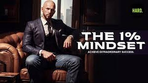 The 1% Mindset Achieve Extraordinary Success | #andrewtatemotivation