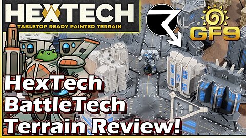 HexTech BattleTech Scale Terrain Preview and Review