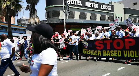 SOUTH AFRICA - Durban - IFP's Gender Based Violence march (Videos) (Na8)