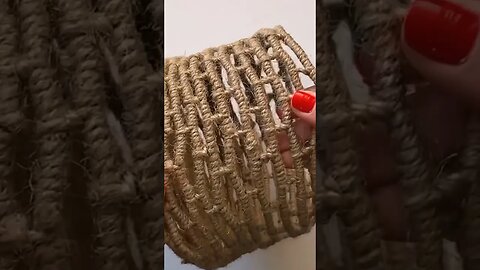 DIY 🧴🧺 Jute cosmetic bag