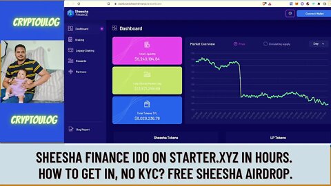 Sheesha Finance IDO On Starter.xyz In Hours. How To Get In, No KYC? Free SHEESHA Airdrop.