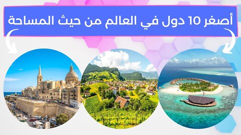 أصغر 10 دول في العالم من حيث المساحة - Smallest Countries