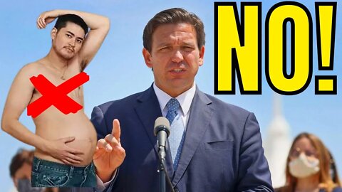 Ron DeSantis DESTROYS The Pregnant Man Transgender Issue! SLAMS Woke Activists!