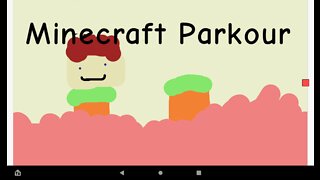 Minecraft parkour (with me) 😀