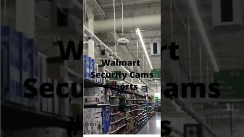 Walmart Security Cams #shorts #youtube #youtubeshorts #walmart