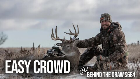 Frigid Winter Hunting in North Dakota. Giant Snowy Whitetails. Behind the Draw S6E4 - Easy Crowd