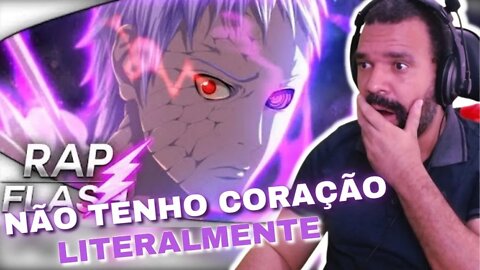 REAGINDO AO Rap do Obito Uchiha (Naruto) // Olhe meu coração // Flash Beats