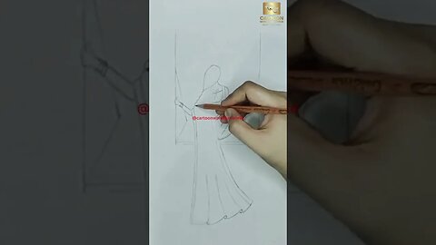 Drawing a girl with a saree on a swing Tips and techniques #shortsvideo #shorts #shortsfeed