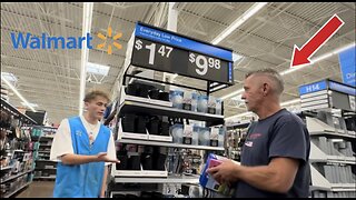 WALMART EMPLOYEE CATCHES CHILD PREDATOR ON THE JOB