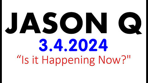 Jason Q SHOCKING News March 4 - Is It Happening Now