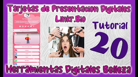 🆕 Como crear TARJETAS de PRESENTACIÓN DIGITALES con LINKR.BIO ✅ Herramientas Digitales ✅ Tutorial 20