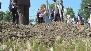 Breaking ground for a new $110 Million park