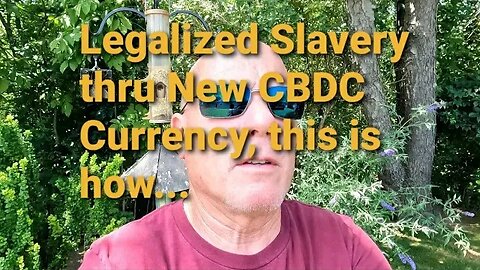 New CBDC Currency A Silent Government Ploy to Legalize Slavery Against All Citizens...