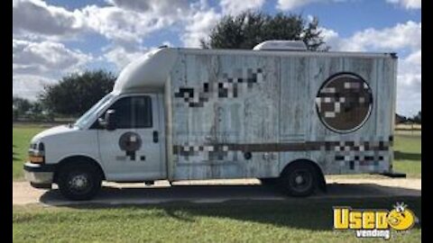 Low Mileage 2019 Chevy Express 350 Coffee Truck | Commercial Mobile Cafe for Sale in Texas