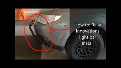 How to: Light bar (bull bar) Install, Subaru Forester