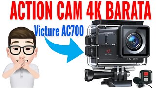 MELHOR CÂMERA 4K BARATA DO ALIEXPRESS? REVIEW DA VICTURE AC700