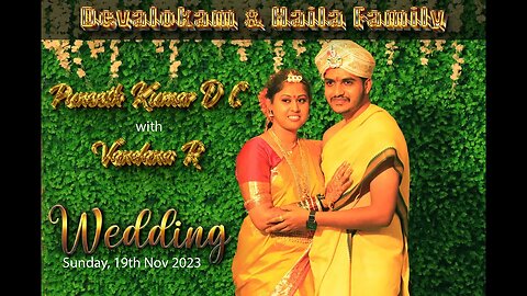 PUNEETH VANDANA WEDDING