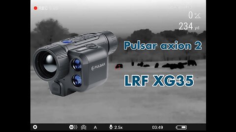 Pulsar axion 2 xg35 LRF thermal monocular