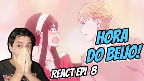 React - SPY x FAMILY Episódio 8 - FINALMENTE APARECEU O IRMÃO DA YOR E O BEIJO DO CASAL!! Reaction