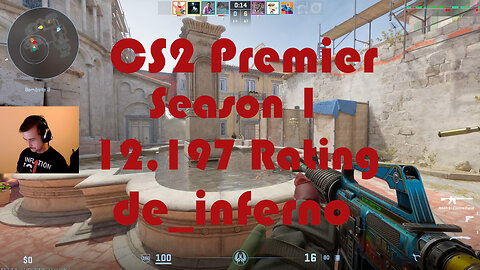 CS2 Premier Matchmaking - Season 1 - 12,197 Rating - de_inferno