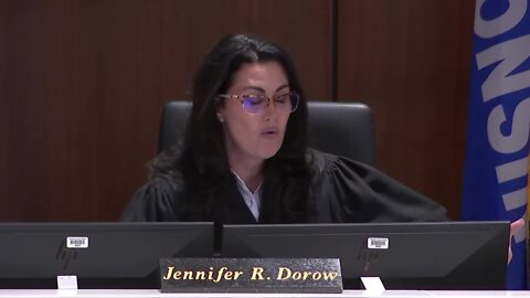 "One of my roles is to be the umpire" says Judge Dorow. "Then you gotta be fair, your honor. You're a public servant" says Brooks