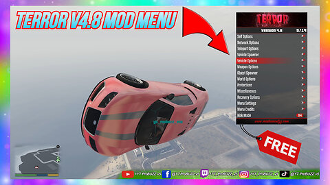 SHOWCASE TERROR v4.8 FREE MOD MENU UNDETECTED 1.64 GTA5 ONLINE/OFF LINE PC FREE DOWNLOAD