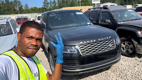 THIS CLEAR TITLE RANGE ROVER HSE I FOUND AT COPART ONLY NEEDS A NEW WINDSHIELD! THAT'S IT THAT'S ALL