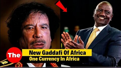 The New Gaddafi Of Africa. One currency in Africa