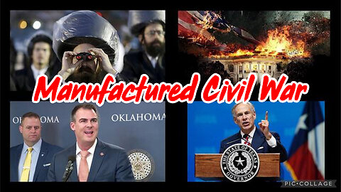 Manufactured Civil War Tx & Ok Unite Against Deep-State Boogieman.