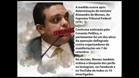 Twitter do deputado Otoni de Paula é bloqueado após decisão de Moraes