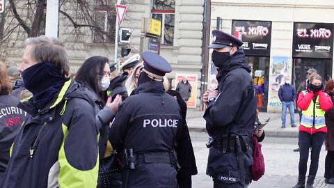 Demonstrace HON Palackého namesti 06.12. 2020 (provokace)