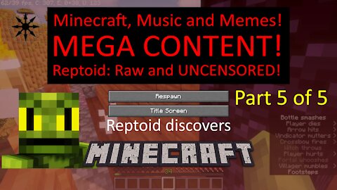 RDM - Minecraft, Music and Memes. MEGA CONTENT! - Part 5 of 5.