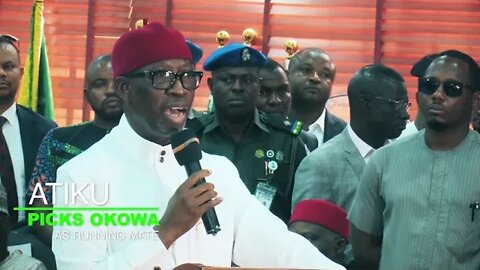 WATCH THE MOMENT ATIKU ABUBAKAR ANNOUNCE IFEANYI OKOWA AS HIS RUNNING MATE