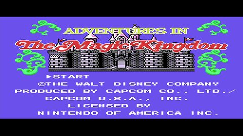 Adventures in the Magic Kingdom - Full Playthrough - NES 1990