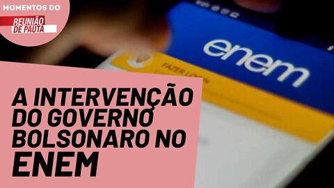 A intervenção do governo Bolsonaro no ENEM | Momentos do Reunião de Pauta