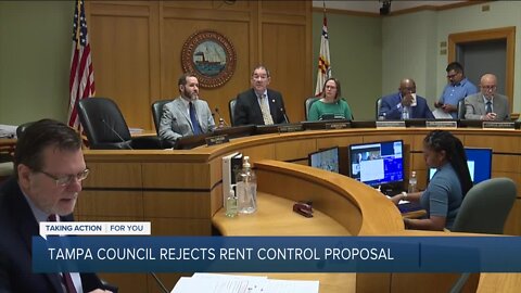 Tampa Council members reject plans to put rent control on the November ballot