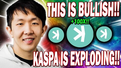 KASPA HOLDERS!! MASSIVE YOUTUBER BULLISH ON KASPA!! *DON'T MISS THE EXPLOSION!*