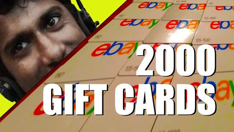 The Scam With 2000 Gift Cards