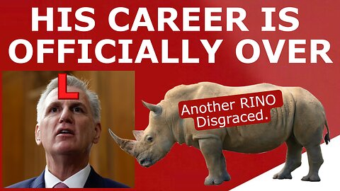 RINO Kevin McCarthy RAGE QUITS Congress, Goes FULL WOKE!