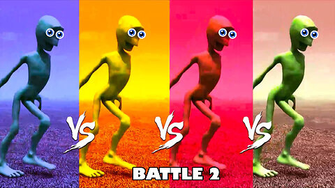 Alien dance VS Funny alien VS Dame tu cosita VS Funny alien dance VS Green alien dance VS Dance