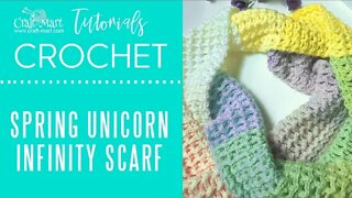 SPRING UNICORN INFINITY SCARF