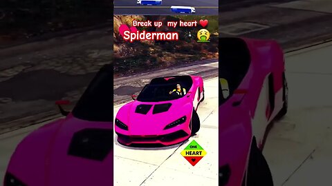 break my heart ❤️ spider man, ##gta5 #gta #comedy #trending #shorts