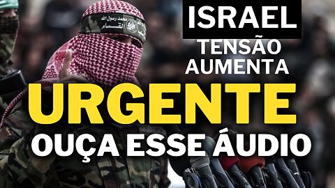 [AGORA] TENSÃO AUMENTANDO EM ISRAEL.