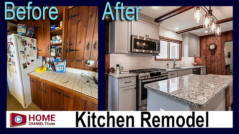 Before and After Farmhouse Kitchen Remodel - Renovation by KLM Kitchens Baths Floors